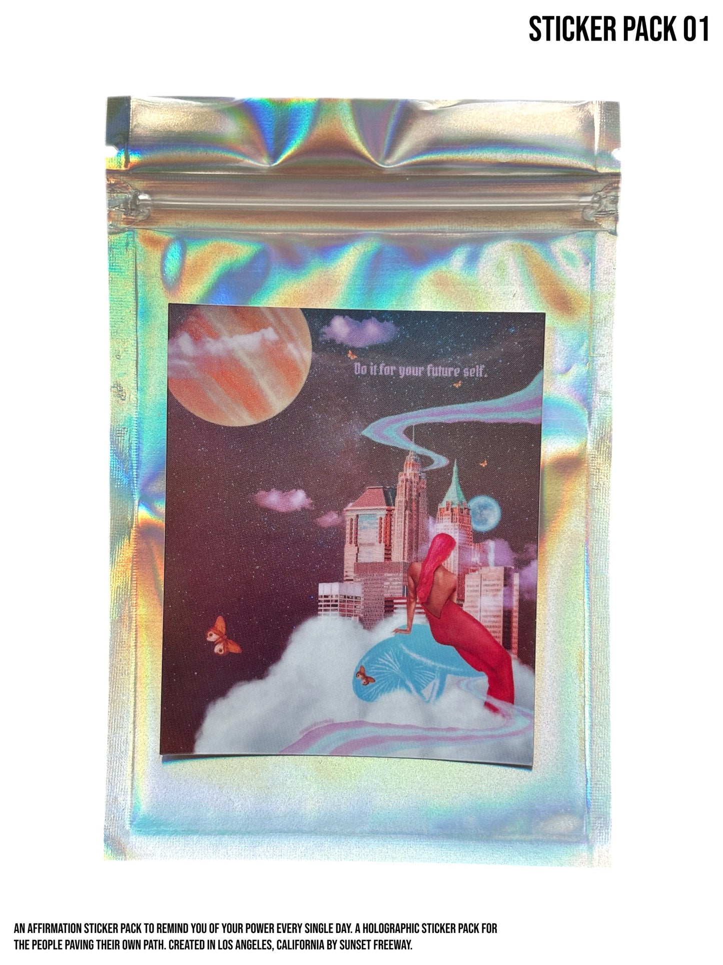 Gentle Reminders Holographic Sticker Pack